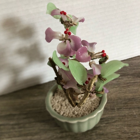 Vintage Glass Bonsai Tree - Picture 13 of 16